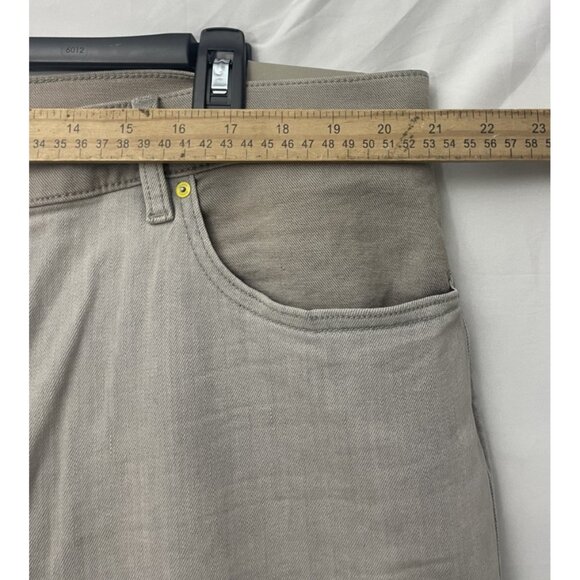 HUDSON Zack Skinny Jeans Denim Gray Yellow Button Men's Size 42 Pockets NWT - Picture 5 of 15